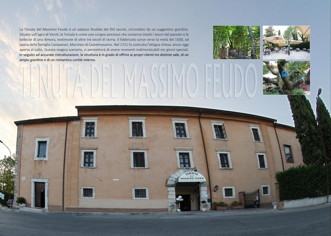 Tenuta Del Massimo Feudo Veroli Eksteriør bilde